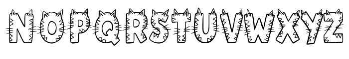 Kitty Cat By Squeeb Cre Regular Font LOWERCASE