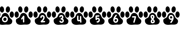 Kitty Paw Font OTHER CHARS