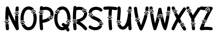 Kitty Sign Font UPPERCASE