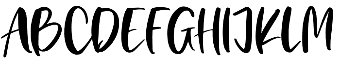 Kittyluf Font UPPERCASE
