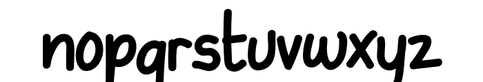 Kiyut Font LOWERCASE