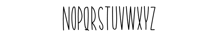 Kl Uff Da Thin Font UPPERCASE