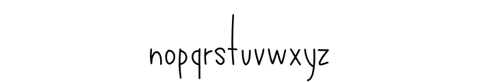 Kl Uff Da Thin Font LOWERCASE