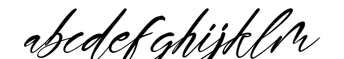 Kladistten Richgale Italic Font LOWERCASE