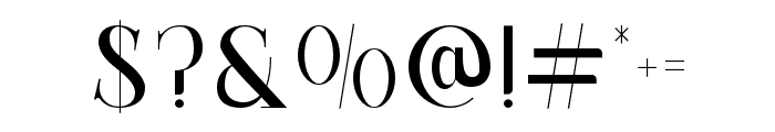 Klandestin-Regular Font OTHER CHARS