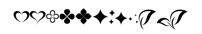 Klaristha Ornament Font OTHER CHARS