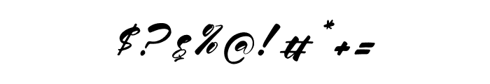 Klasttic Rolesta Italic Font OTHER CHARS