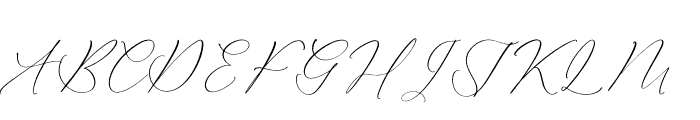 Klasynta Gelisha Italic Font UPPERCASE