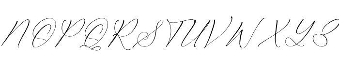 Klasynta Gelisha Italic Font UPPERCASE