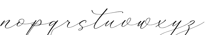 Klasynta Gelisha Italic Font LOWERCASE