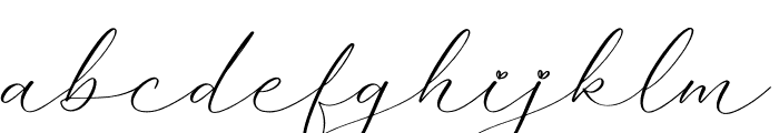 Klasynta Gelisha Font LOWERCASE