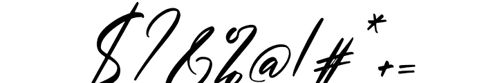 Klathak Italic Font OTHER CHARS