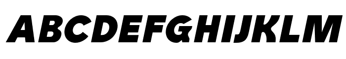 Klatsch Grotesk Black Oblique Font UPPERCASE
