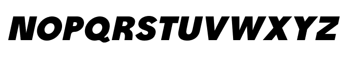 Klatsch Grotesk Black Oblique Font UPPERCASE