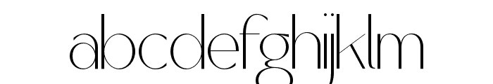 Kleafia Font LOWERCASE