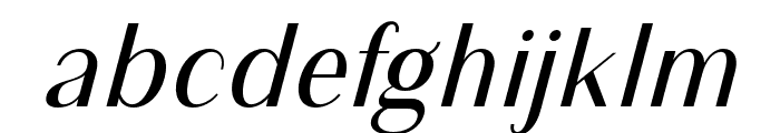 Kleio Italic Font LOWERCASE