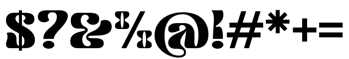 Klemer Display Regular Font OTHER CHARS