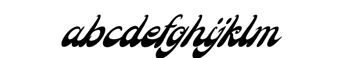 Klethih Italic Font LOWERCASE