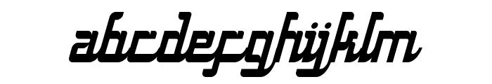 Kneehole-Script Font LOWERCASE