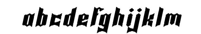 Knight of Light Bold Italic Font LOWERCASE