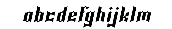 Knight of Light Italic Font LOWERCASE