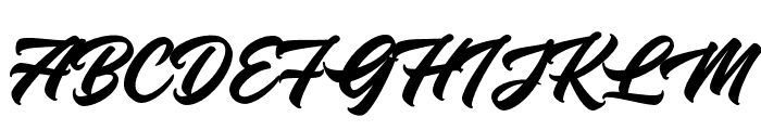 KnightBrush Font UPPERCASE