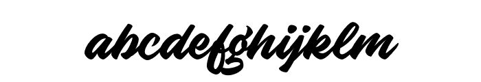 KnightBrush Font LOWERCASE