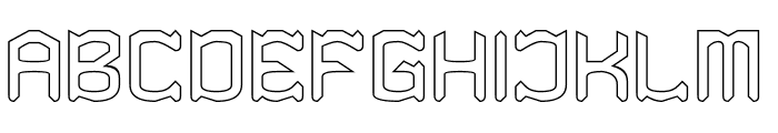 Knighthood-Hollow Font UPPERCASE