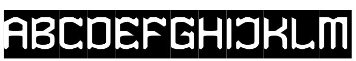 Knighthood-Inverse Font UPPERCASE