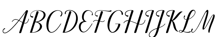 KnightlyScript Font UPPERCASE