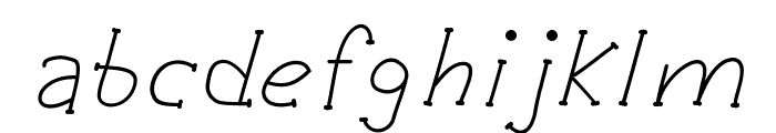Knobby-Regular Font LOWERCASE