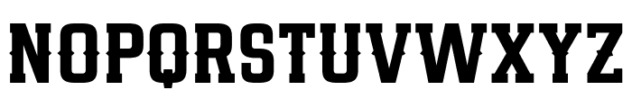 Knock Back Font UPPERCASE