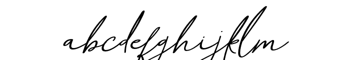 Knox-Migdalia-Calligraphy Font LOWERCASE