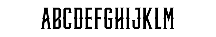 Knucklehead Deco Light Font UPPERCASE