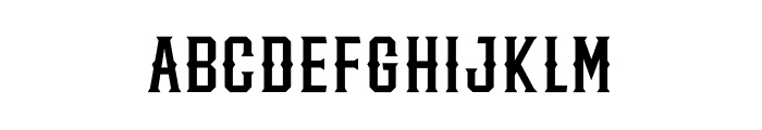 Knucklehead Deco Light Font LOWERCASE