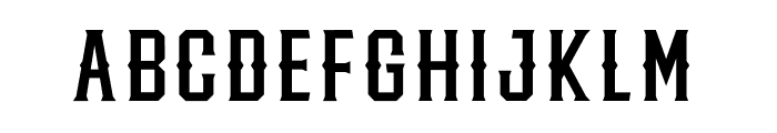 Knucklehead Deco Font LOWERCASE