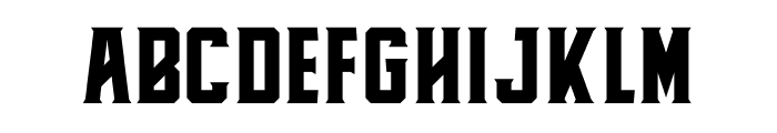 Knucklehead Serif Black Font UPPERCASE