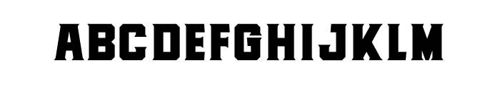 Knucklehead Serif Black Font LOWERCASE