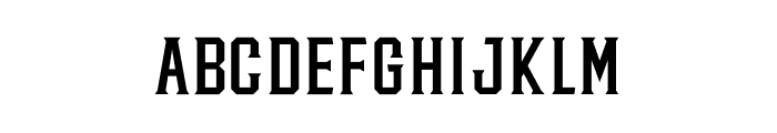 Knucklehead Serif Light Font LOWERCASE