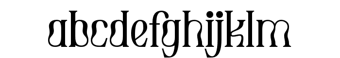 Koaguc-Regular Font LOWERCASE