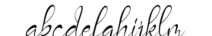 Kobayashi Henrietta Italic Font LOWERCASE