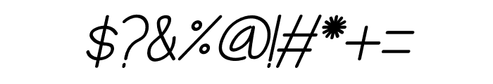 Koboeru Italic Font OTHER CHARS