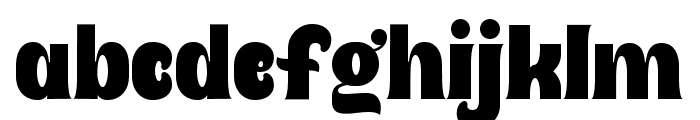Kod's Hulling Regular Font LOWERCASE