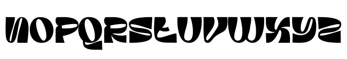 Koevas Groovy Font UPPERCASE