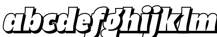Kogah-ItalicShadow Font LOWERCASE