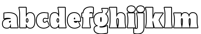 Kogah-Outline Font LOWERCASE