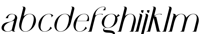 Kognate Italic Font LOWERCASE