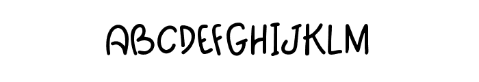 Kohffie Cute Regular Font UPPERCASE