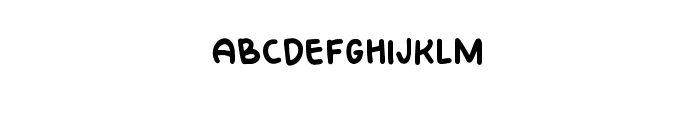 Kohffie Cute Regular Font LOWERCASE