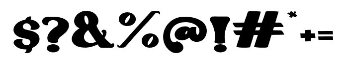 Kolhoz-Regular Font OTHER CHARS